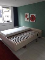 bed 220x180, Huis en Inrichting, Slaapkamer | Bedden, Ophalen, Wit, Tweepersoons, Modern, strak