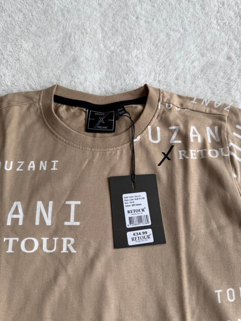 T-Shirt jongens Merk Retour Touzani Maat 170 Nieuw, Ophalen of Verzenden, Nieuw, Jongen, Shirt of Longsleeve