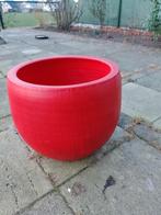 Rode plantenbak, Tuin en Terras, Ophalen, Steen, Rond, Zo goed als nieuw