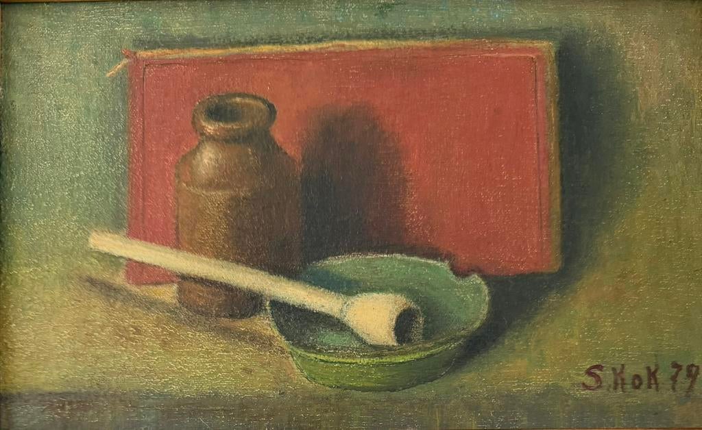 S. Kok - stilleven, Antiek en Kunst, Kunst | Schilderijen | Klassiek, Ophalen of Verzenden