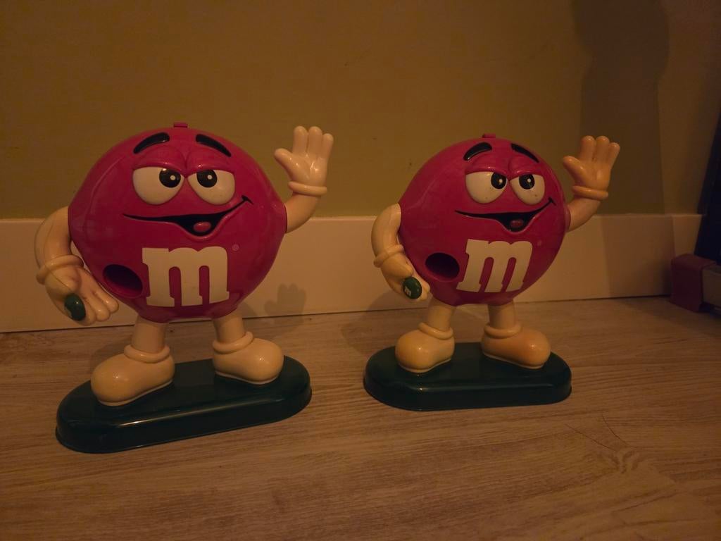Vintage M&M dispenser, Ophalen of Verzenden, Gebruikt