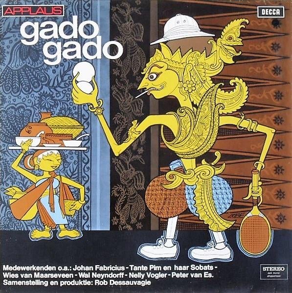 LP - Gado Gado, Cd's en Dvd's, Vinyl | Wereldmuziek, Zo goed als nieuw, Beschermende buitenhoes, Inclusief binnenhoes, Aziatisch