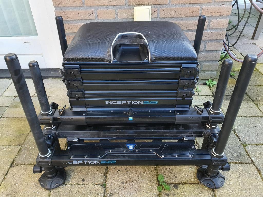 PRESTON INCEPTION MAG LOK SL30 vistkist visstation zitkist, Ophalen, Gebruikt, Complete set