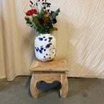 Opium bijzettafel - 40 x 40 cm - massief teak - TTM Wonen, Huis en Inrichting, Minder dan 55 cm, Taag 63, 2491 CS, Den Haag (Forepark)