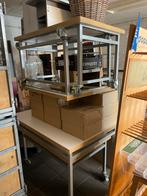 Verrijdbare bijzettafels, Gebruikt, Metaal of Aluminium, 75 cm of meer, Rechthoekig