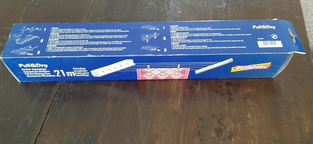 Uittrekbare waslijn Pull&Dry - 21m - Nieuw in doos, Tuin en Terras, Droogmolens en Wasrekken, Verzenden