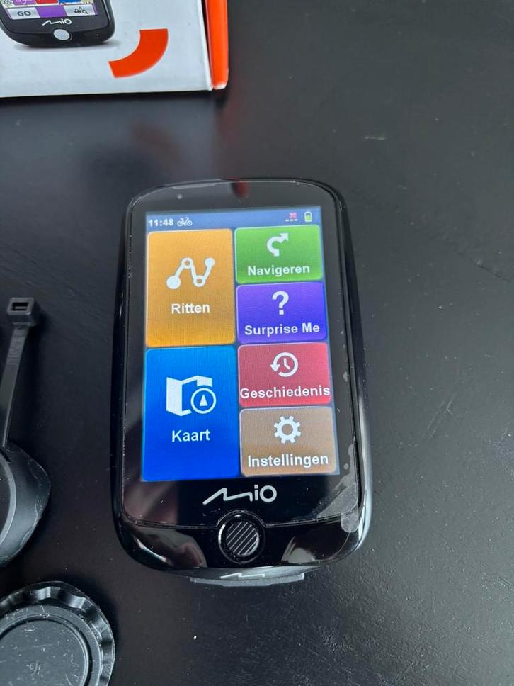 Mio Cyclo 220 Fiets Navigatie, Fietsen en Brommers, Fietsaccessoires | Fietscomputers, Zo goed als nieuw, Ophalen of Verzenden