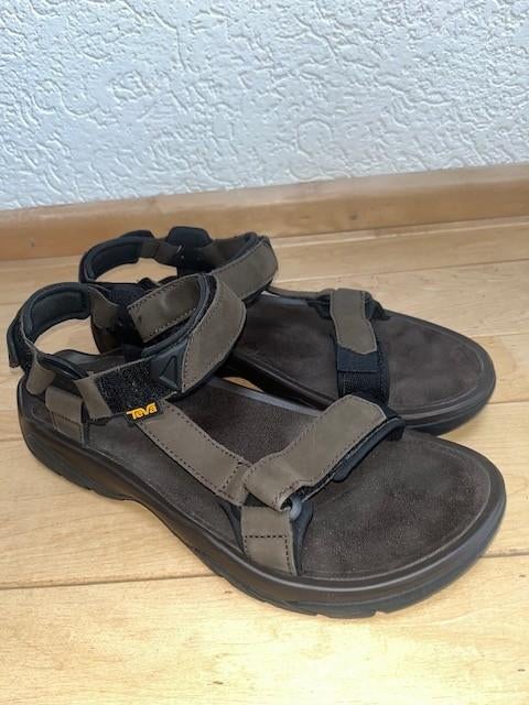 Teva heren sandalen maat 47 Terra FI 5 universal leer kaki, Sandalen, Bruin, Verzenden, Teva