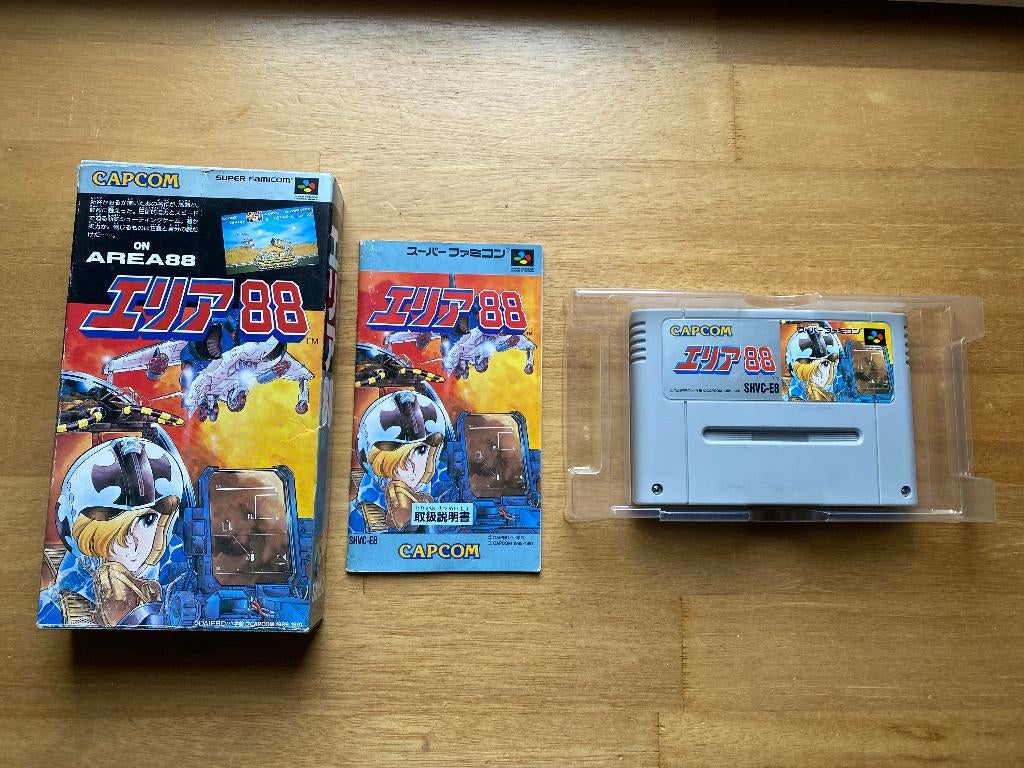 UN squadron area 88 super famicom, 1 speler, Ophalen of Verzenden, Zo goed als nieuw, Vanaf 3 jaar