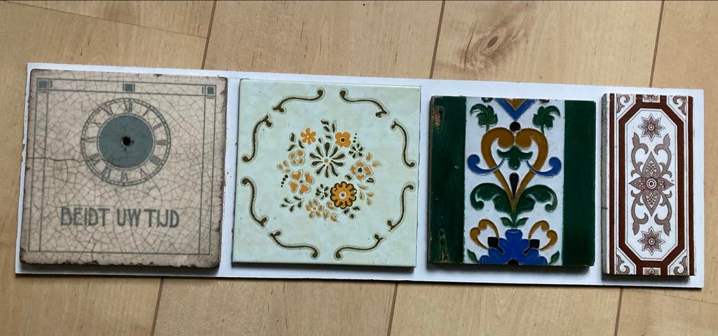 Tegeltableau met diverse tegels, Ophalen of Verzenden