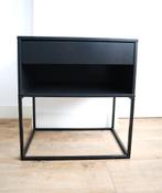 IKEA Zwarte bijzettafel, 60x39 cm, Ophalen, Zo goed als nieuw, 45 tot 65 cm, 55 tot 70 cm
