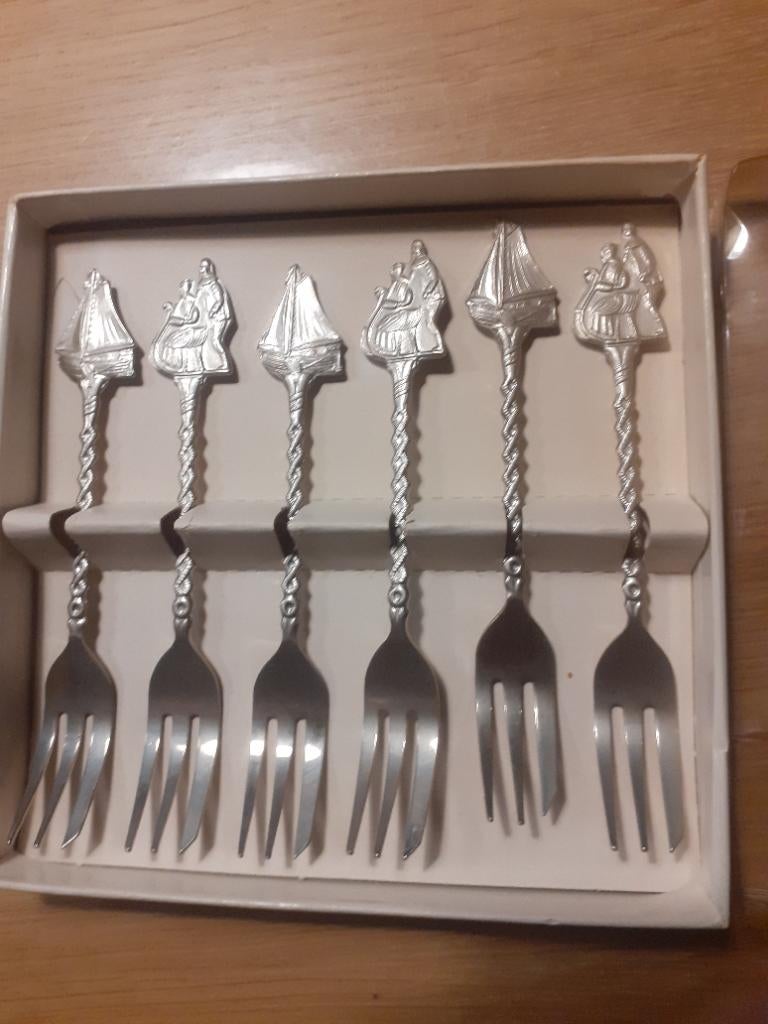 6 gebaksvorkjes in originele verpakking, Ophalen of Verzenden