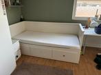 Wit IKEA bed, Huis en Inrichting, Slaapkamer | Bedden, Ophalen, Gebruikt, 90 cm, Eenpersoons