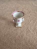 Herend Vaasje met Roze Bloemmotief en Gouden Details, Ophalen of Verzenden