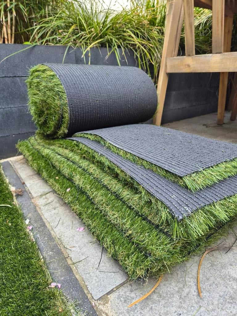 Diverse stukken kunstgras, Tuin en Terras, Gras en Kunstgras, Nieuw, Kunstgras, Minder dan 10 m², Ophalen of Verzenden