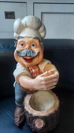 Laaf kok met boomstam, Ophalen of Verzenden, Zo goed als nieuw, Beeldje of Poppetje