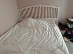 IKEA Bed 180x200 incl. lattenbodem, Gebruikt, Wit, Tweepersoons, Ophalen of Verzenden