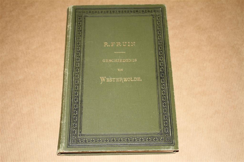 Geschiedenis van Westerwolde - R. Fruin - 1886 !!, Boeken, Geschiedenis | Stad en Regio, Gelezen, Ophalen of Verzenden