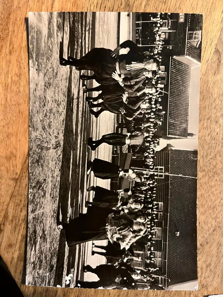 Oude foto van klederdracht op Marken (9), Verzamelen, Foto's en Prenten, Gebruikt, Foto, Klederdracht, Ophalen of Verzenden