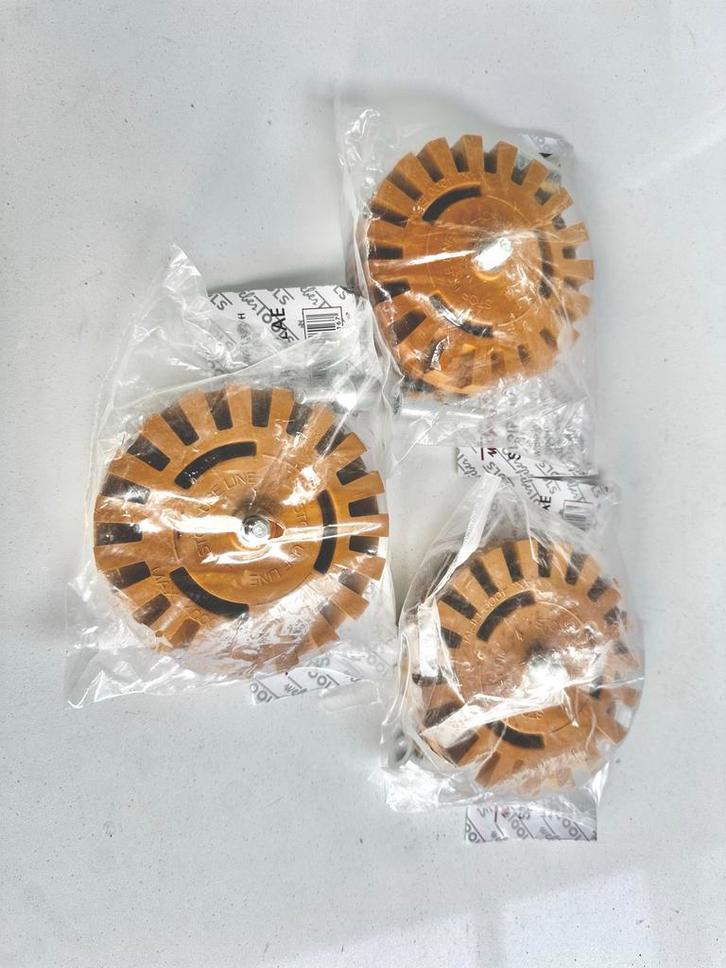 Caramelschijf Tape Eraser 3 stuks - Sticker Verwijderaar, Auto-onderdelen, Overige Auto-onderdelen, Universele onderdelen, Nieuw