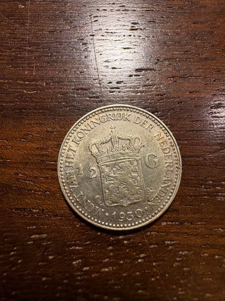 8 Munten: 0,5 gulden, VOC, Ned.  Antillen, Wilhelmina, WO II, Postzegels en Munten, Munten | Nederland, Setje, Overige waardes