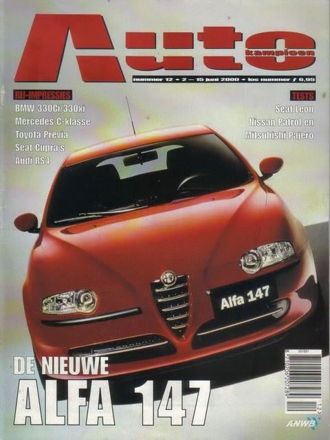 Autokampioen 12 2000 : Seat Ibiza Cupra - Cordoba Cupra 20V, Boeken, Auto's | Folders en Tijdschriften, Ophalen of Verzenden, Gelezen