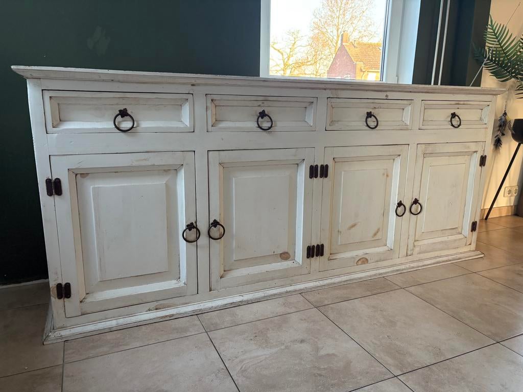 Dressoir Landelijke stijl, Huis en Inrichting, Kasten | Dressoirs, Ophalen, Gebruikt, 50 tot 75 cm, 200 cm of meer