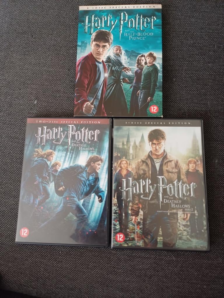 3 x Harry Potter DVD'S, Vanaf 12 jaar, Ophalen of Verzenden, Gebruikt