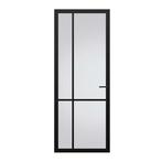 Staal look deur zwarte binnendeur Arkel | SLECHTS €295,00,-, Niet ingevuld, 80 tot 100 cm, Binnendeur, Niet ingevuld