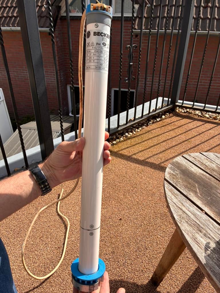 Motor voor zonnescherm Becker kemakeur 37NM, Ophalen, Gebruikt