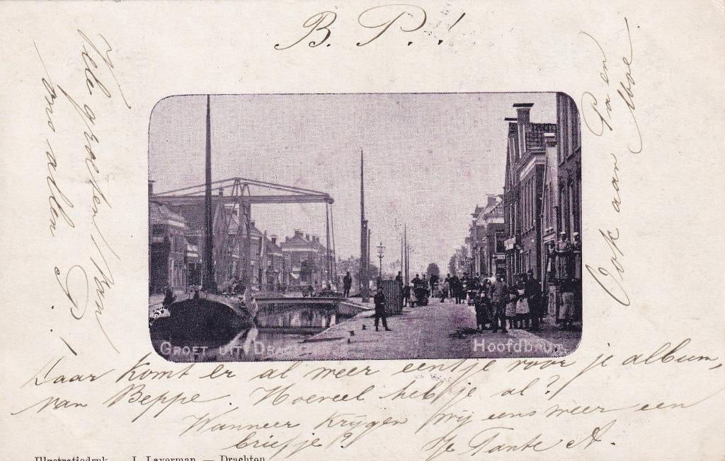 Drachten, 1903., Verzenden, Voor 1920, Gelopen, Friesland