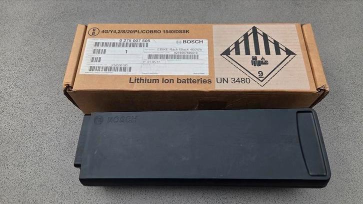 Powerpack 400 Bosch Li-ion E-bike Accu 36V 11Ah 400Wh, Fietsen en Brommers, Fietsaccessoires | Fietsaccu's, Ophalen