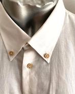 Ledub overhemd linnen maat 48 [H], Ophalen of Verzenden, Zo goed als nieuw, Wit, Overige halswijdtes