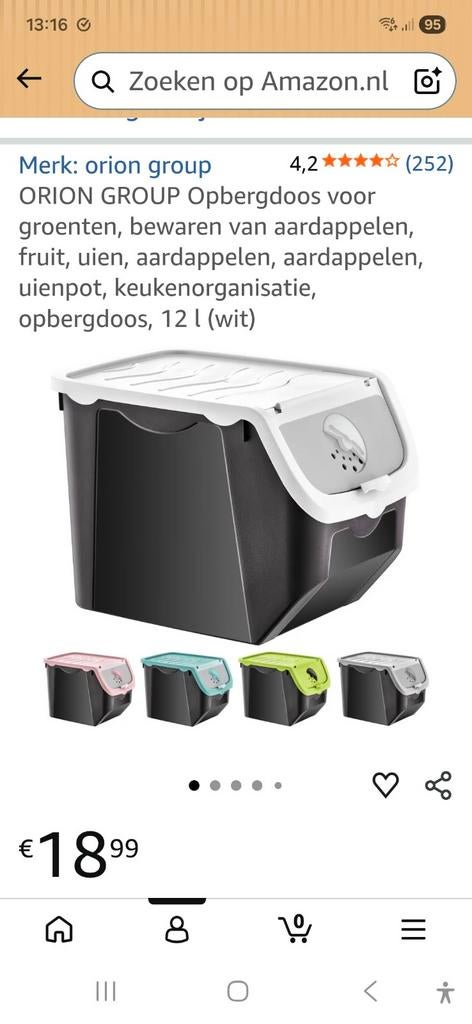 Opbergboxen, Ophalen, Overige typen