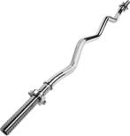 Curl Halterstang Verchroomd 120 cm [diameter 25 mm]  NIEUW, Ophalen of Verzenden, Nieuw, Benen, Halterstangen