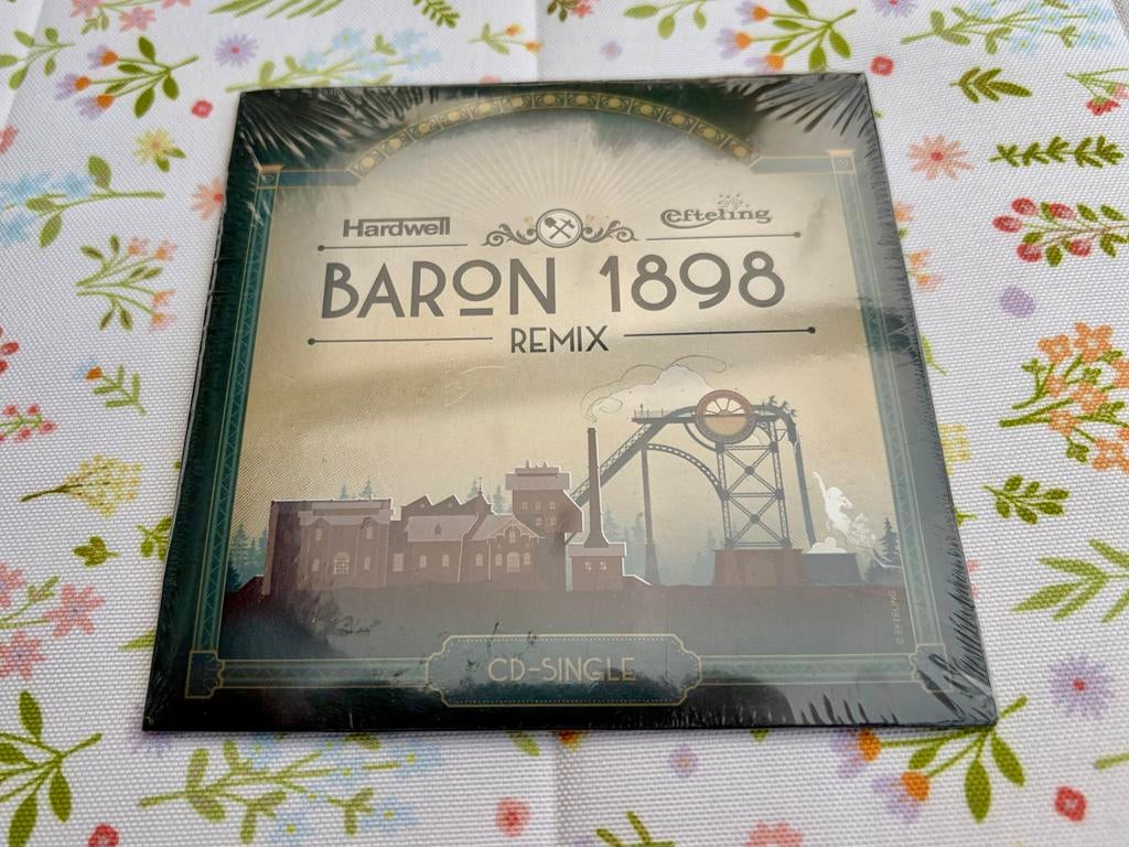 Efteling Baron 1898 Hardwell Remix CD Single Nieuw in Folie, Ophalen of Verzenden