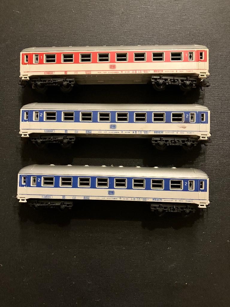 3. Wagons lima DB H0, Gebruikt, Gelijkstroom, Wagon, Ophalen of Verzenden