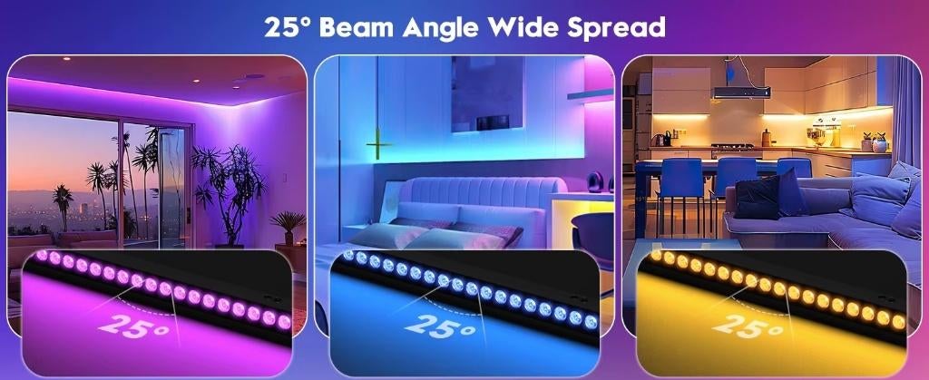 Nieuwe First Class 24 x 20W RGB Led Bar Spot, Ophalen of Verzenden, Nieuw, Licht, Geluidgestuurd