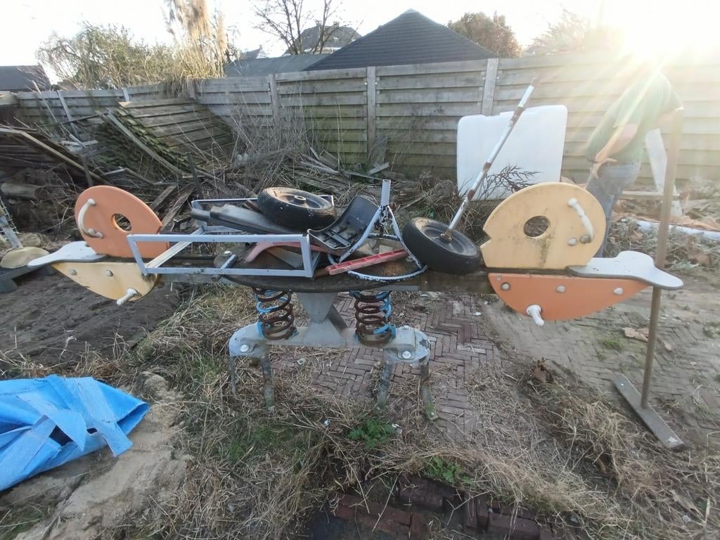 Dubbele wipkip, Kinderen en Baby's, Speelgoed | Buiten | Speeltoestellen, Ophalen of Verzenden