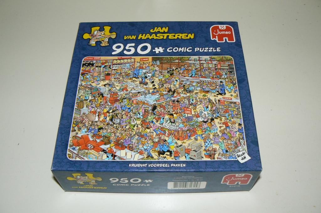 Jan van Haasteren. Kruidvat voordeel pakken. 950 stukjes, Ophalen of Verzenden, 500 t/m 1500 stukjes, Zo goed als nieuw, Legpuzzel