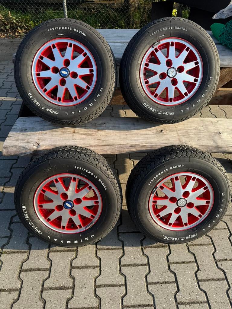 Velgen afkomstig van een ford capri mk1 13 inch, Ophalen, Zo goed als nieuw