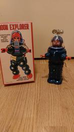 Vintage Moon Explorer Robot met Doos - Werkend, Ophalen of Verzenden
