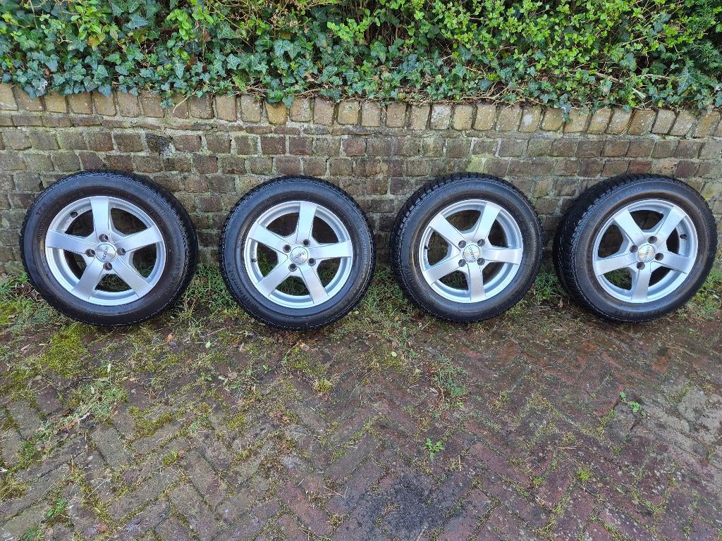 4 Dezent velgen + winterbanden incl. McGard oa voor Corolla, Auto-onderdelen, Ophalen, 14 inch, Gebruikt, 175 mm
