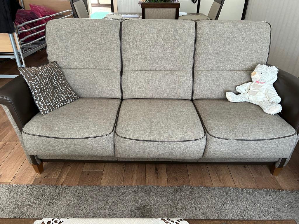 Bank, Ophalen, Gebruikt, Driepersoons, 75 tot 100 cm