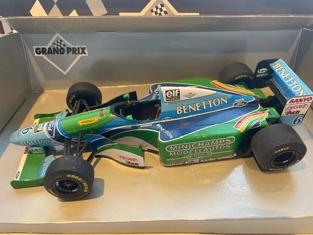 Benetton Ford B194 Jos Verstappen Hockenheim GP 1994 1/18, Ophalen of Verzenden, Gebruikt, Auto, MiniChamps