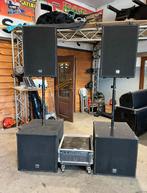 Dynacord 1153 PA-set met PW17 baskisten en PM2600 versterker, Ophalen, Gebruikt, 1000 watt of meer, P.A.