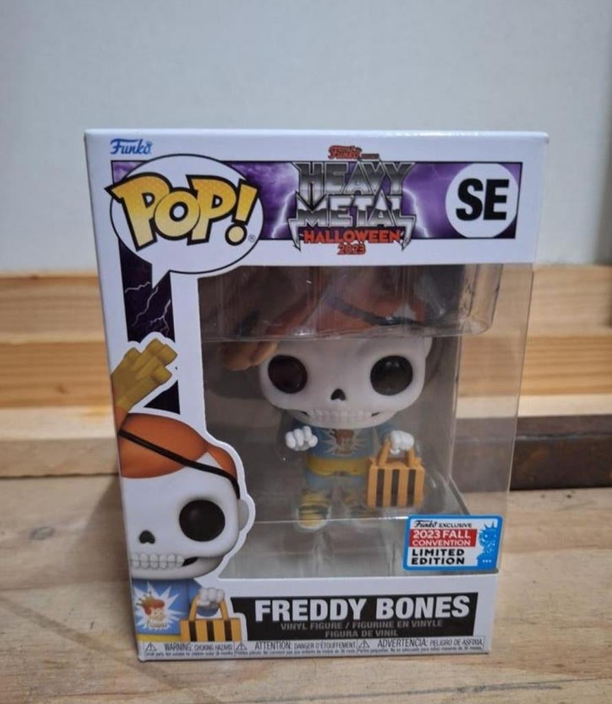 Funko Pop Freddy bones SE heavy metal halloween, Ophalen of Verzenden, Nieuw