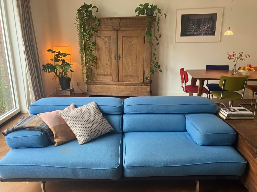 Comfortabele design bank - moroso, Ophalen, Gebruikt, Driepersoons, 75 tot 100 cm