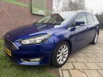 Ford FOCUS Wagon 1.0 Titanium Ed*2016*Ecc|Cruise|Nav|Pdc|Lmv, Gebruikt, Blauw, Handgeschakeld, 1216 kg