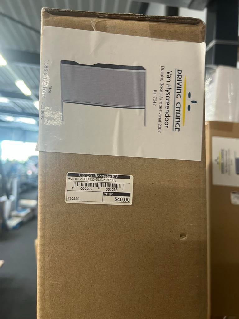 Horrex VFSD EZ-SLIDE H2,H3 vliegendeur campervan, Ophalen, Nieuw